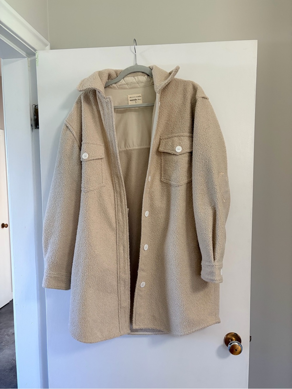 Jackson Rowe x Jillian Harris Sherpa Jacket oversized size Small